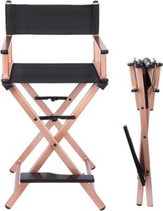 Director's chair for makeup artists