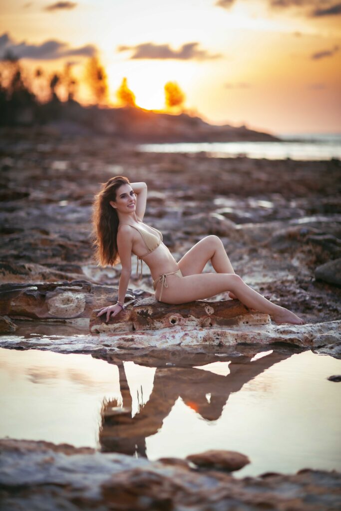 Modelka na plazi